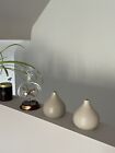 Zara Home Set of 2 Small Ceramic Vases