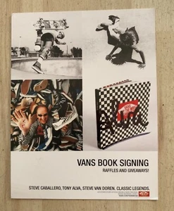 ALVA SIGNED CABALLERO VANS SKATEBOARD SHOES POSTCARD 70's Photos Off The Wall - Picture 1 of 3