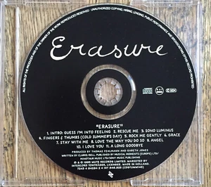 Erasure・"Erasure"・CD ©℗1995 Mute・Media side good as new! - Bild 1 von 2