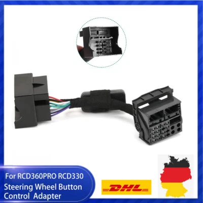 Adaptador Canbus Gateway control de ruedas para radio de coche para VW Golf RCD330 RCD360 - Imagen 1 de 4