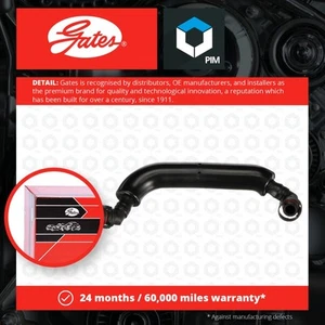 Crank Case Breather Pipe Hose fits BMW 745 E65 4.4 01 to 05 N62B44A Gates New - Picture 1 of 2