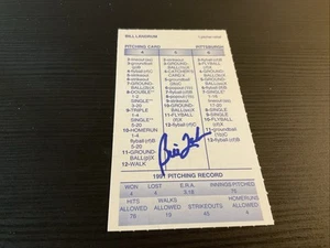 STRAT-O-MATIC Signed Bill Landrum Pirates 1991 - Picture 1 of 2