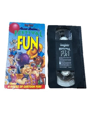 Hanna Barbera Festival of Fun VHS Tape Video 1991 Animated Cartoons 6 Hours Film - Image 1 of 4