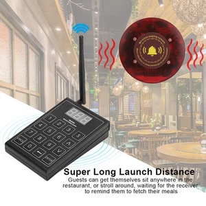 Coaster Pager System dzwonienia Restauracja System przywoławczy dla gości 1 nadajnik Wit CB - Zdjęcie 1 z 18