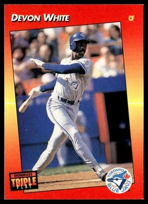 1992 Triple Play Devon White #240 - Image 1 of 2