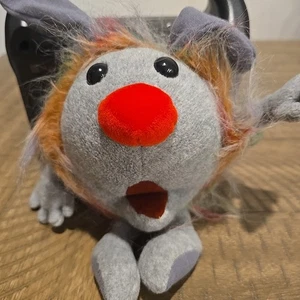 Vintage Commonwealth 1995 The Big Comfy Couch Wuzzy Dust Bunny Plush W/Gray Ears - Picture 1 of 8