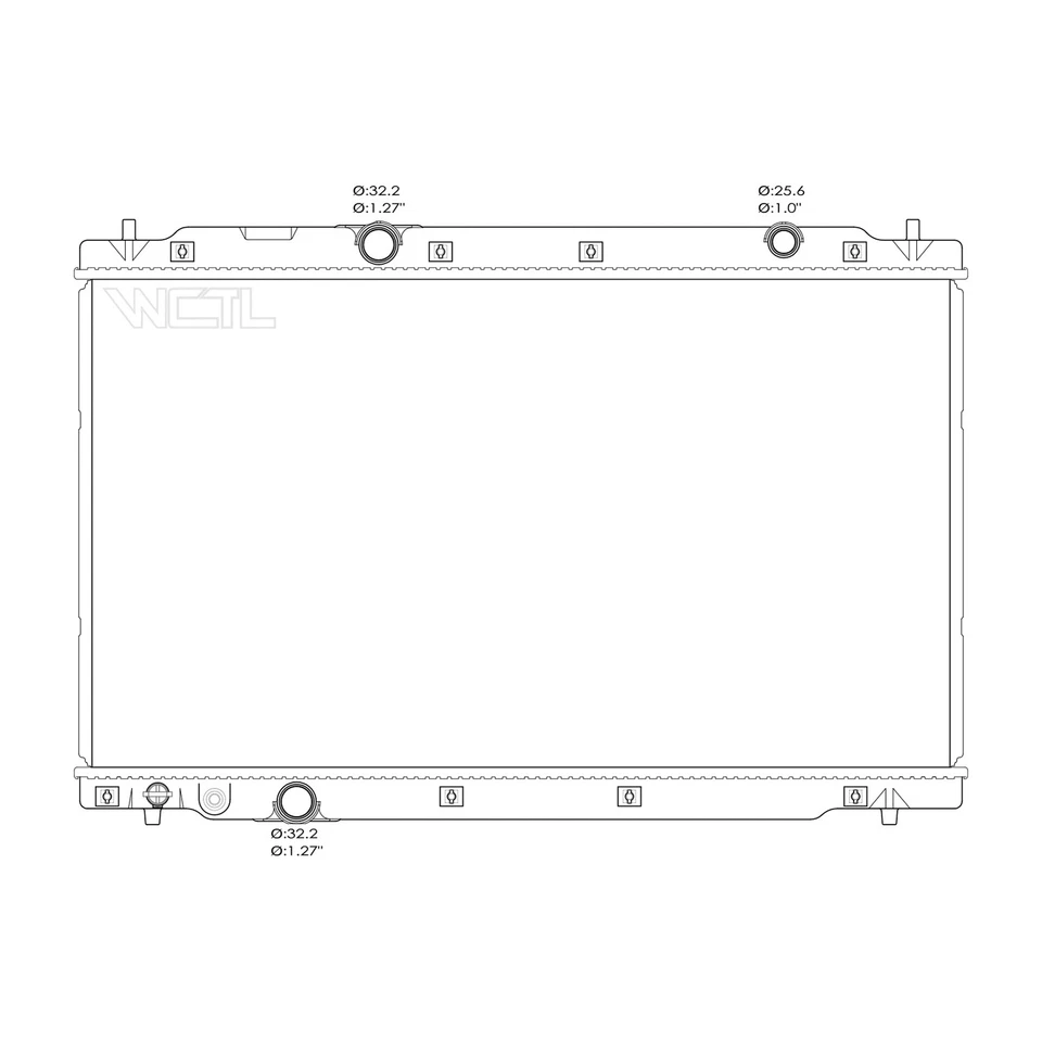 Radiador de repuesto nuevo RAD3092 para Honda CR-V 2017-2019 Foto 1 de 1
