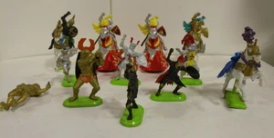 Vintage Lot of 10 Britains Ltd 1971 Deetail Knights & 2 1988 Knights - Picture 1 of 14