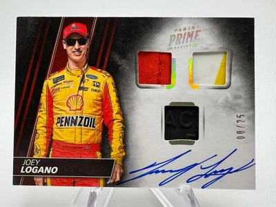 2018 PRIME Racing JOEY LOGANO Holo Gold Triple Patch Auto /50 #TMAJL - Image 1 of 2