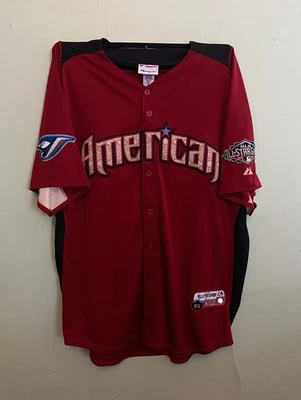 Jose Bautista 2011 MLB All Stsr Game Blue Jays Jersey Majestic XL - Image 1 of 3