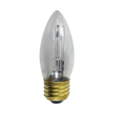 GE 40w 120v B10 E26 Base Halogen Chandelier Bulb - Image 1 of 2