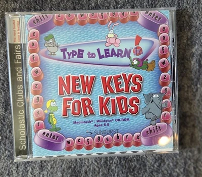Type To Learn New Keys For Kids Macintosh/windows CD-ROM - Image 1 of 2