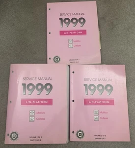 1999 Malibu and Cutlass Shop Manual Set Service Chevy Chevrolet Olds Oldsmobile  - Bild 1 von 1