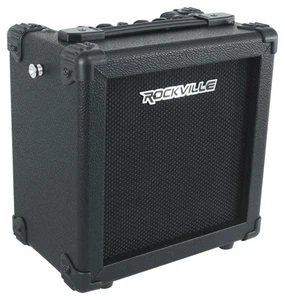 Rockville G-CHARGE 20 BLACK Rechargeable Battery Guitar Amplifier Spring Reverb - Picture 1 of 12