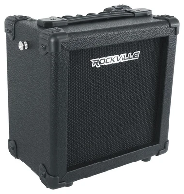 Rockville G-CHARGE 20 BLACK Rechargeable Battery Guitar Amplifier Spring Reverb - Image 1 of 4