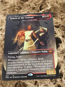 SISTERS OF THE UNDEAD Magic MTG Innistrad Crimson Vow Borderless - Picture 1 of 2