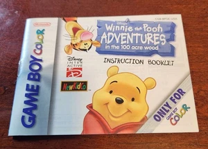 Folleto de instrucciones Gameboy - Winnie the Pooh Adventures - Imagen 1 de 2