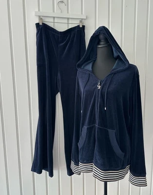 St John Sport Navy Blue Tracksuit Set - Изображение 1 из 3