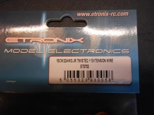 Etronix ET0752 15cm 22AWGJR Twisted Y Ext Draht Mini Z GL Racing - Bild 1 von 2