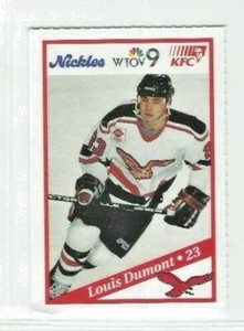 1994-95 Wheeling Thunderbirds Photo Pack (ECHL) Louis Dumont