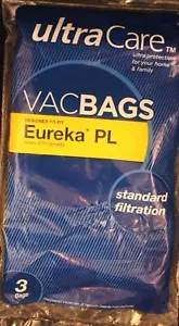 Ultra Care Vac Bags Eureka PL Series 4700 Uprights Standard Filtration 3 Bags - Imagen 1 de 2