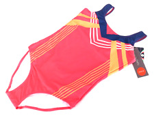 SWEATY BETTY Medalist Women Swimwear S Pink Low Back Durable Summer One Piece