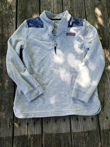 Vineyard Vines ~ Girls Gray Sweatshirt ~ Size L or 14 - Picture 1 of 8