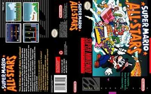 Super Mario All-Stars SNES Game Case Box + Cover Art Work Only (No Game) - Picture 1 of 9