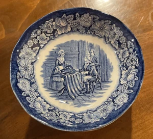 Set di 10 ciotole Staffordshire, "Liberty Blue", "Betsy Ross" dessert alla frutta 5" - Foto 1 di 19