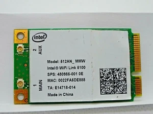 iNTEL 512ANMMW WIRELESS WiFi LINK ADAPTER  #GK225 - Bild 1 von 2