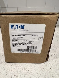 NEW Eaton CSR2125N Main Circuit Breaker 125 Amp 2-Pole - Picture 1 of 3