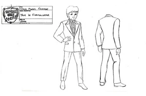 Beverly Hills Teens 1987 Production Studio Copy TROY Model Sheet Page DiC - Picture 1 of 4