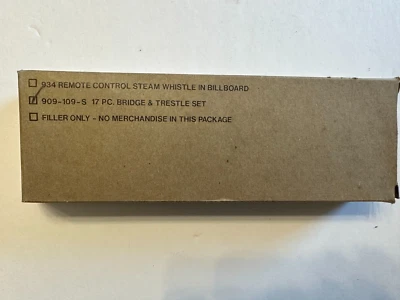 Винтажный мост и эстакада HO Train 909-109S, TYCO — 17 штук — в коробке — S3100 - Изображение 1 из 2