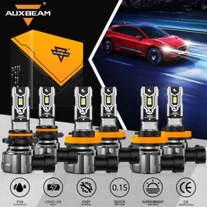 For Nissan Pathfinder 2013-2016 AUXBEAM LED Headlight High Low Beam Fog Light 6x - Picture 1 of 12