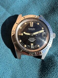 Diver Vintage Super Squale 200 Mt Asymetric Case Constantina Watch