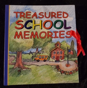 TREASURED SCHOOL MEMORIES - 20 Page Thick Memory Photo Album / NEW - Picture 1 of 5
