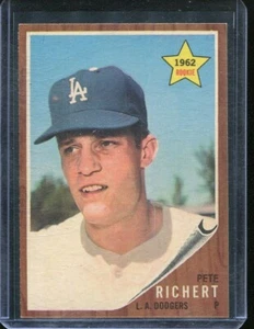 1962 Topps Baseball # 131 Pete Richert (NM+) Near Mint Plus - Picture 1 of 2
