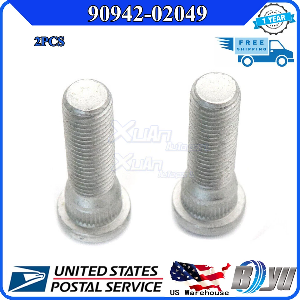 90942-02049 PARA LEXUS ES250 TOYOTA CAMRY COROLLA SCION Tornillo de cubo de rueda Foto 1 de 4