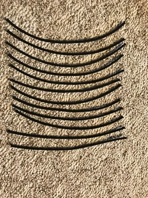 DECOY TAIL LOOPS KIT 12” BLACK SHOCK CORD FULL BODY DUCK GOOSE DECOYS SHELL 12PK - Image 1 of 4