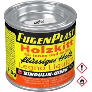 Bindulin Fugenplast Wasserfester Holzkitt Farbe Kiefer Metalldose 110g - Picture 1 of 1
