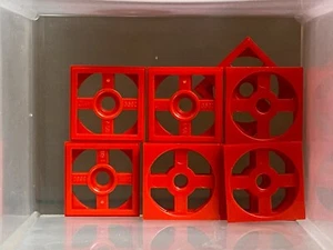 LEGO Parts - Red Turntable 2 x 2 Plate Base - No 3680 - QTY 10 - Picture 1 of 1
