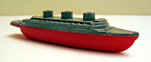 Vintage Boat Ship Red & Gray Toy Whistle Old Store Stock - Picture 1 of 3