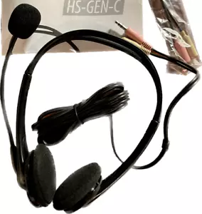 HS-GEN-C Stereo Kommunikation kabelgebundenes Headset mit Mikrofon Nuance Dragon Kabel - Bild 1 von 4