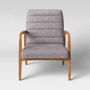 Modern Comfy Upholstered Accent Chair - Single Sofa Armchair for Living Room - Picture 1 of 7