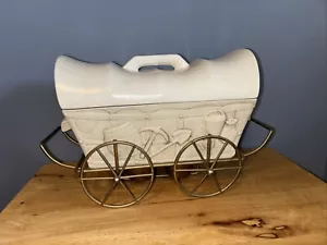 Scaldapentole Chuck Wagon stile ceramica vintage McCoy Rancho Western - Foto 1 di 9