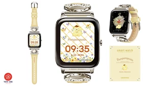 GREEN HOUSE Smartwatch Sanrio Characters Pompompurin GH-SMWL-PN Yellow W/Box - Picture 1 of 20
