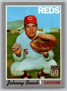 2000 Topps #660 Johnny Bench REPRINT REDS - Picture 1 of 2
