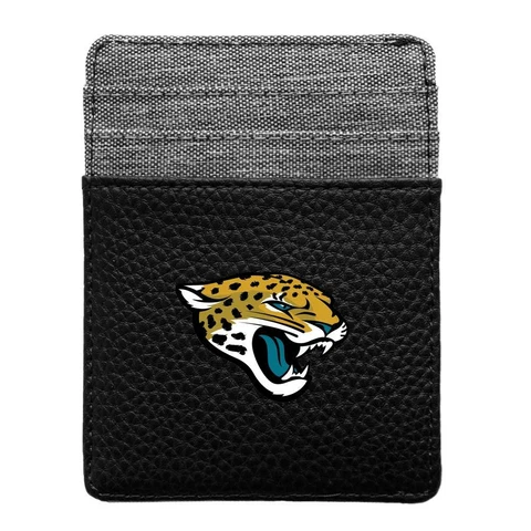 Jacksonville Jaguars Wallet Pebble Front Pocket Wallet Cover