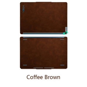 Leather Sticker Skin Cover for Lenovo Yoga Book 9i (Gen 10) 14" 2025 Laptop - Afbeelding 1 van 26