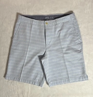 Pantalones cortos chinos a rayas azul claro IZOD - cintura 32 Foto 1 de 4